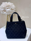 Chanel Wild Stitch Matelasse Tote Bag