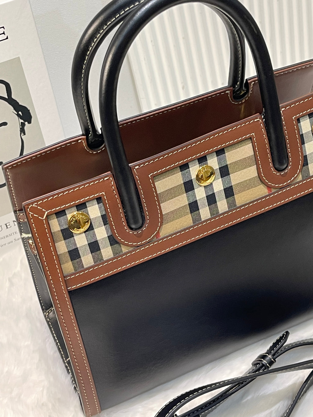 Burberry Mini Title Bag