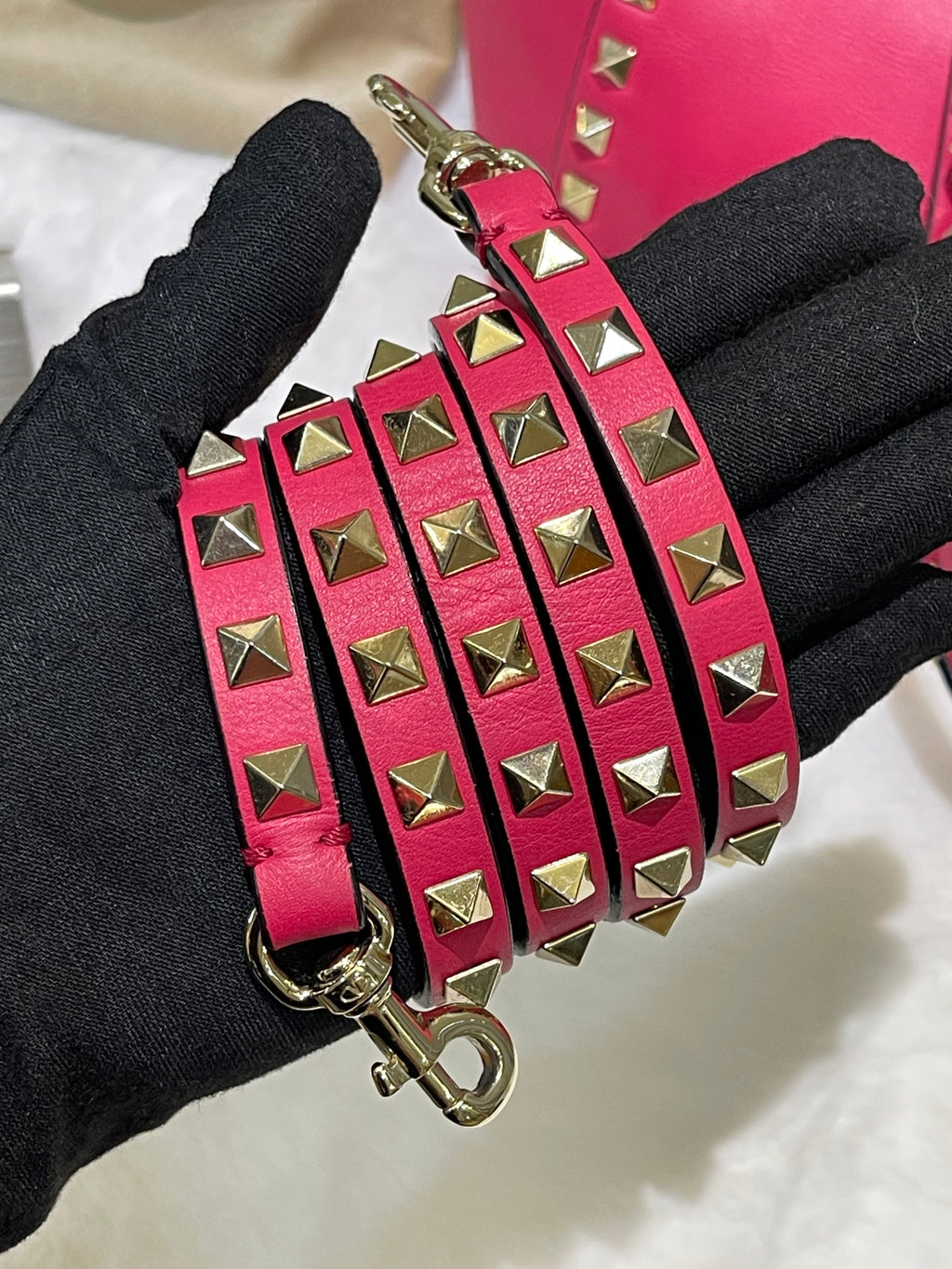 Valentino Rockstud Fuchsia Pink