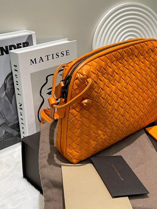 Bottega Veneta Nodini Intrecciato Orange