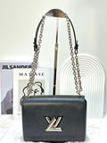LV Twist MM Black (SHW)