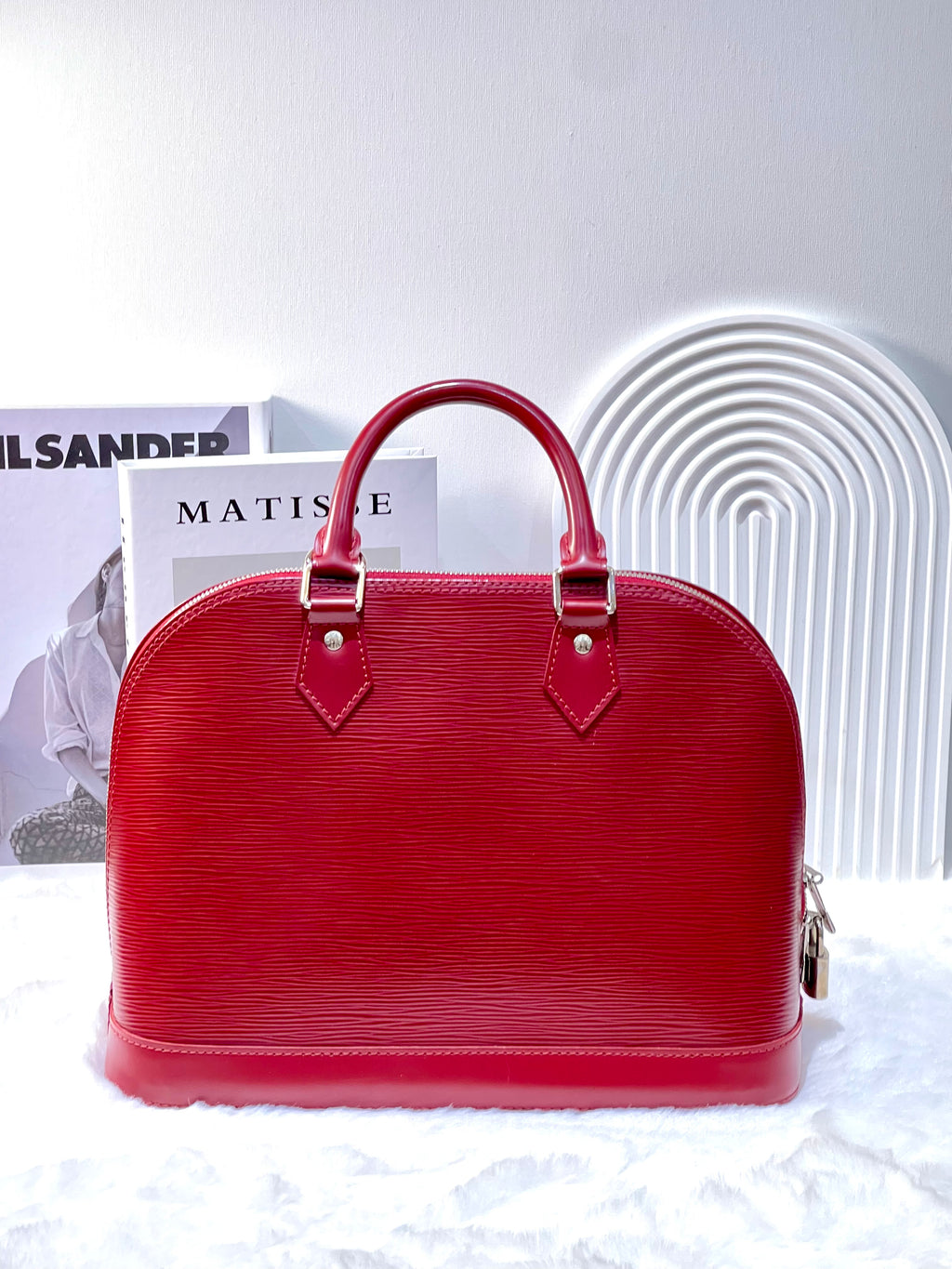 LV Epi Leather Alma PM