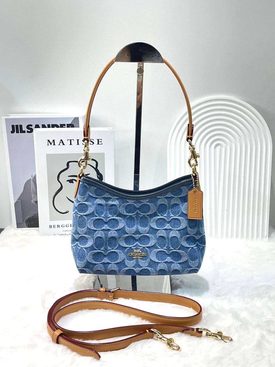 Coach Mini Blue Denim