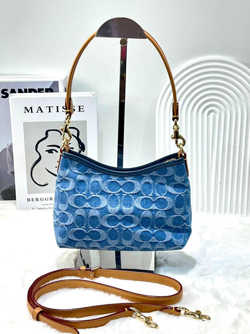 Coach Mini Blue Denim