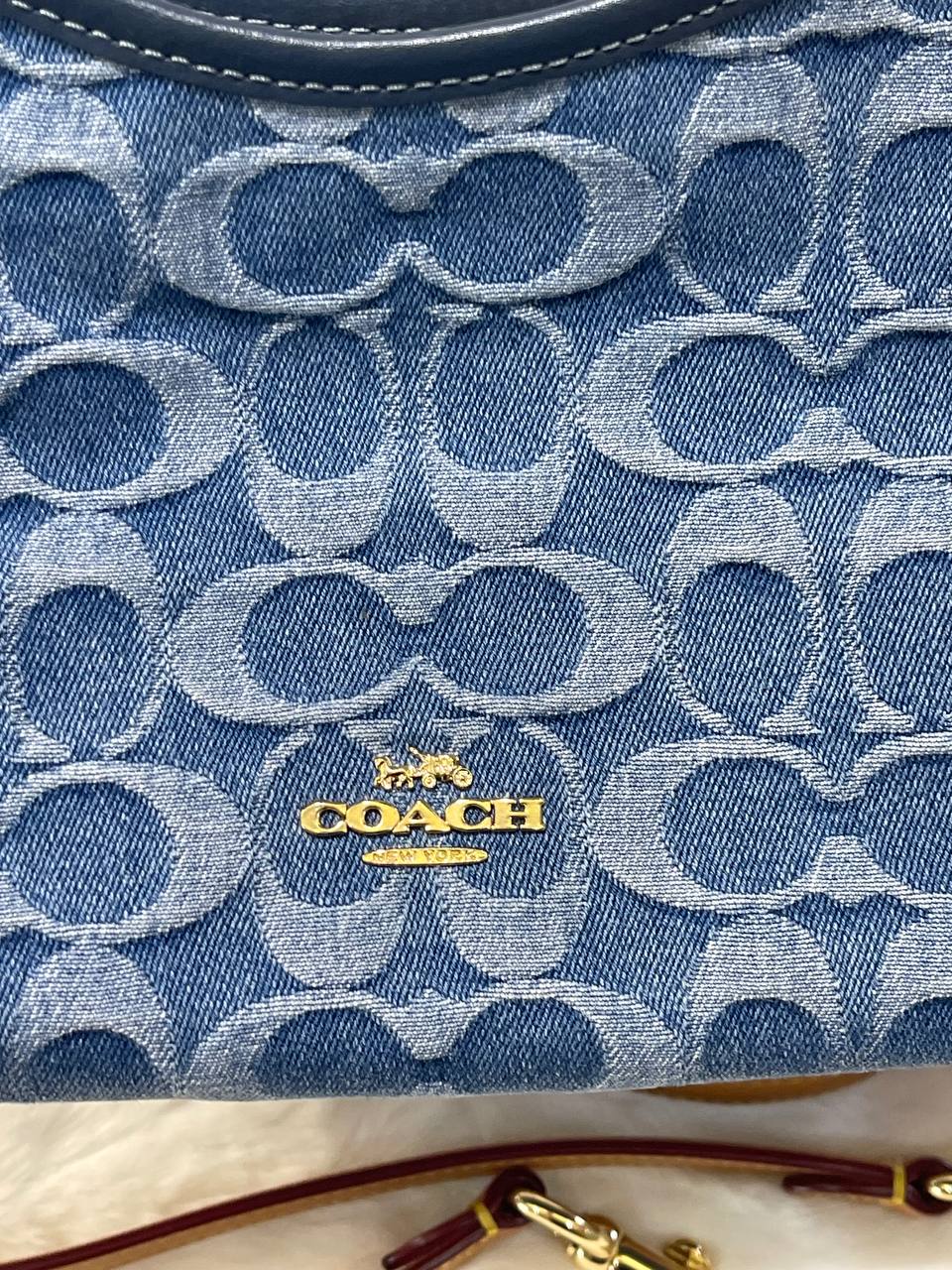 Coach Mini Blue Denim