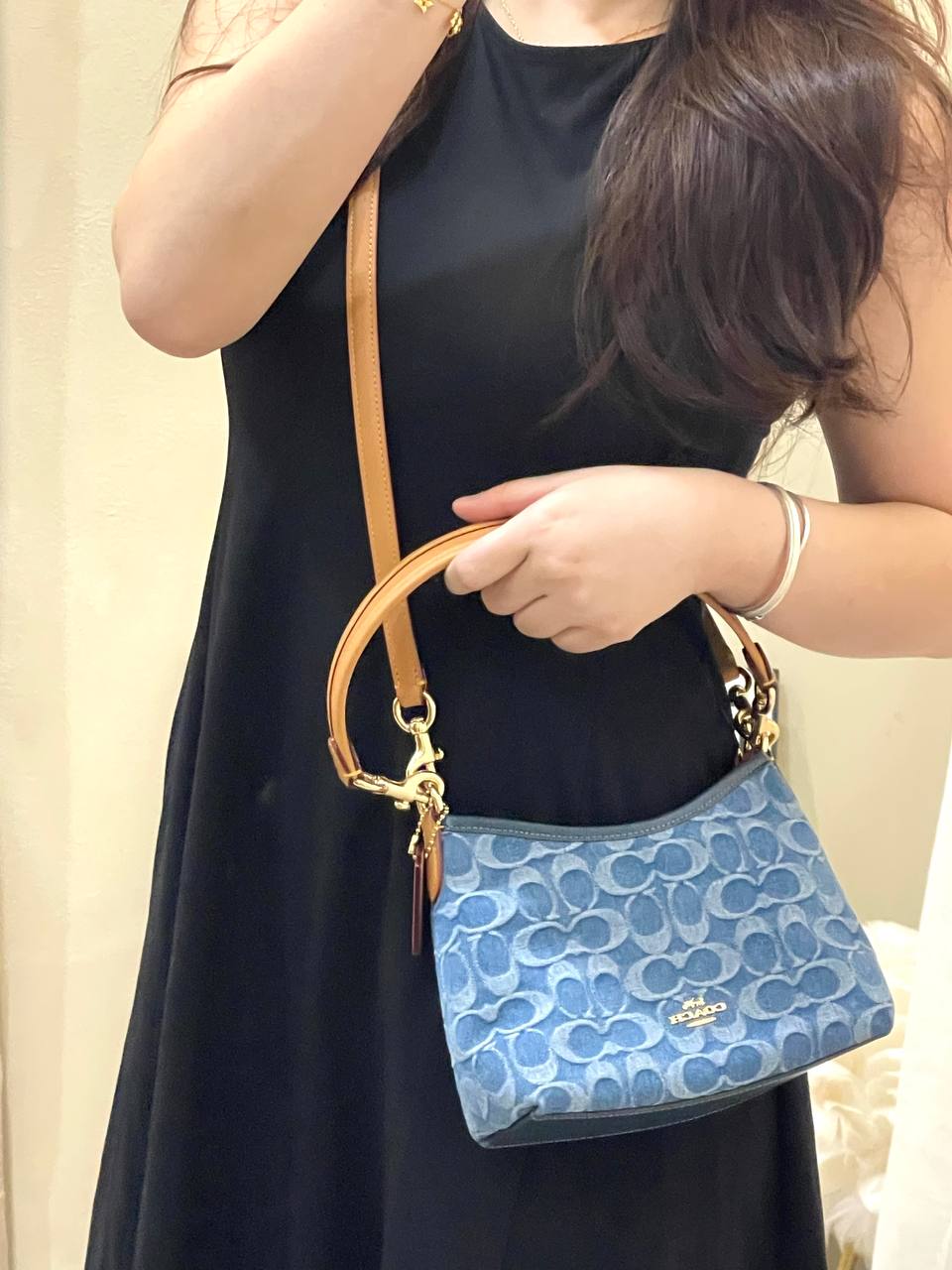 Coach Mini Blue Denim