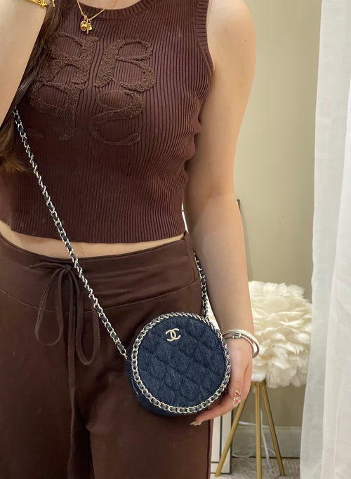 Chanel Denim Quilted Crossbody