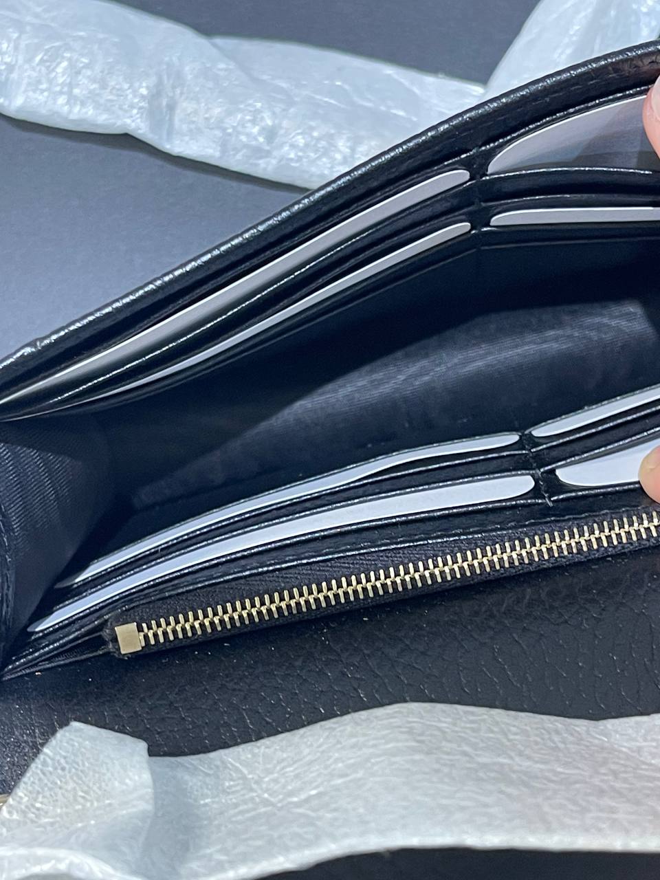 Gucci black Interlocking WOC