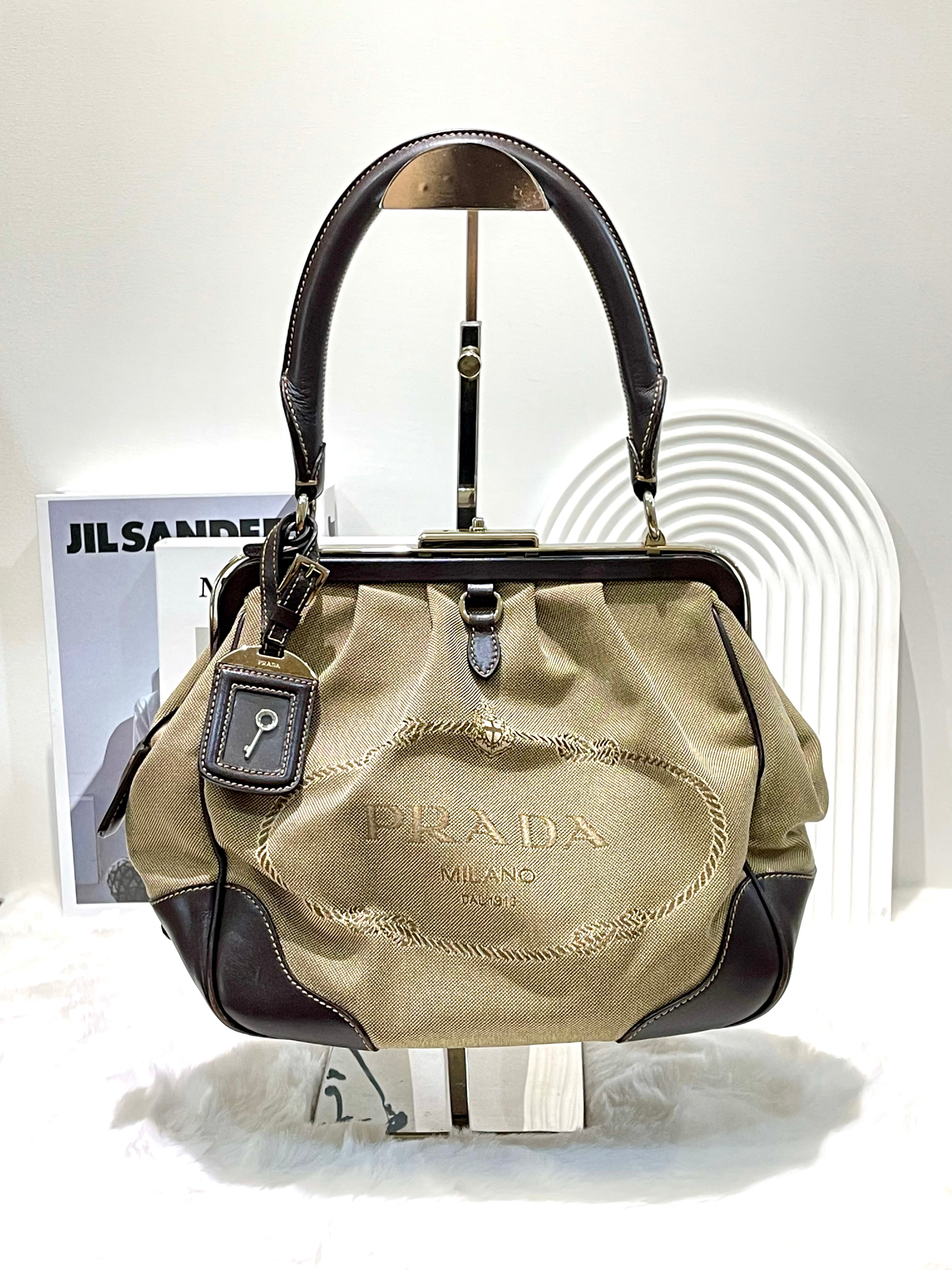 Prada Jacquard Handbag