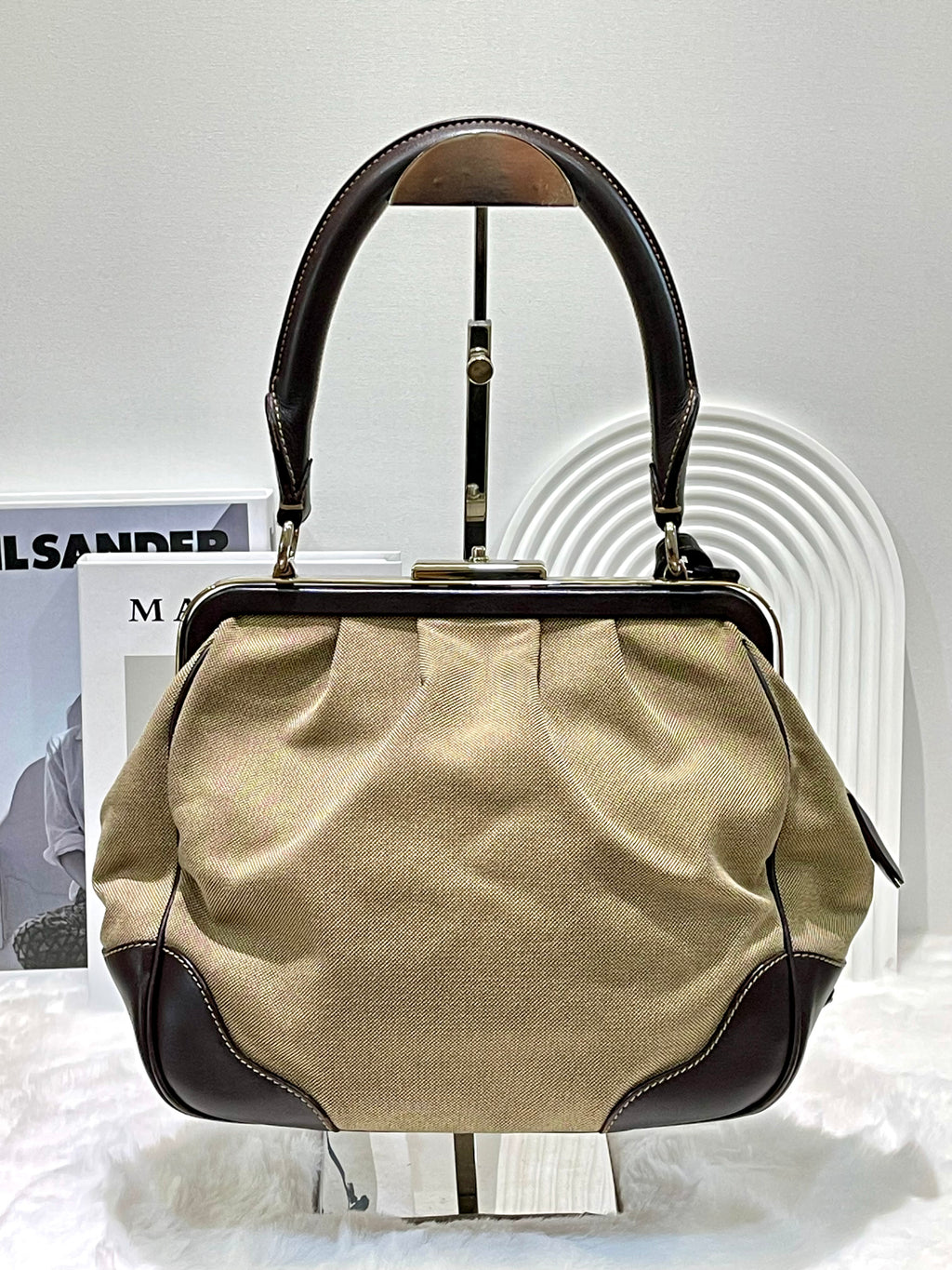 Prada Jacquard Handbag