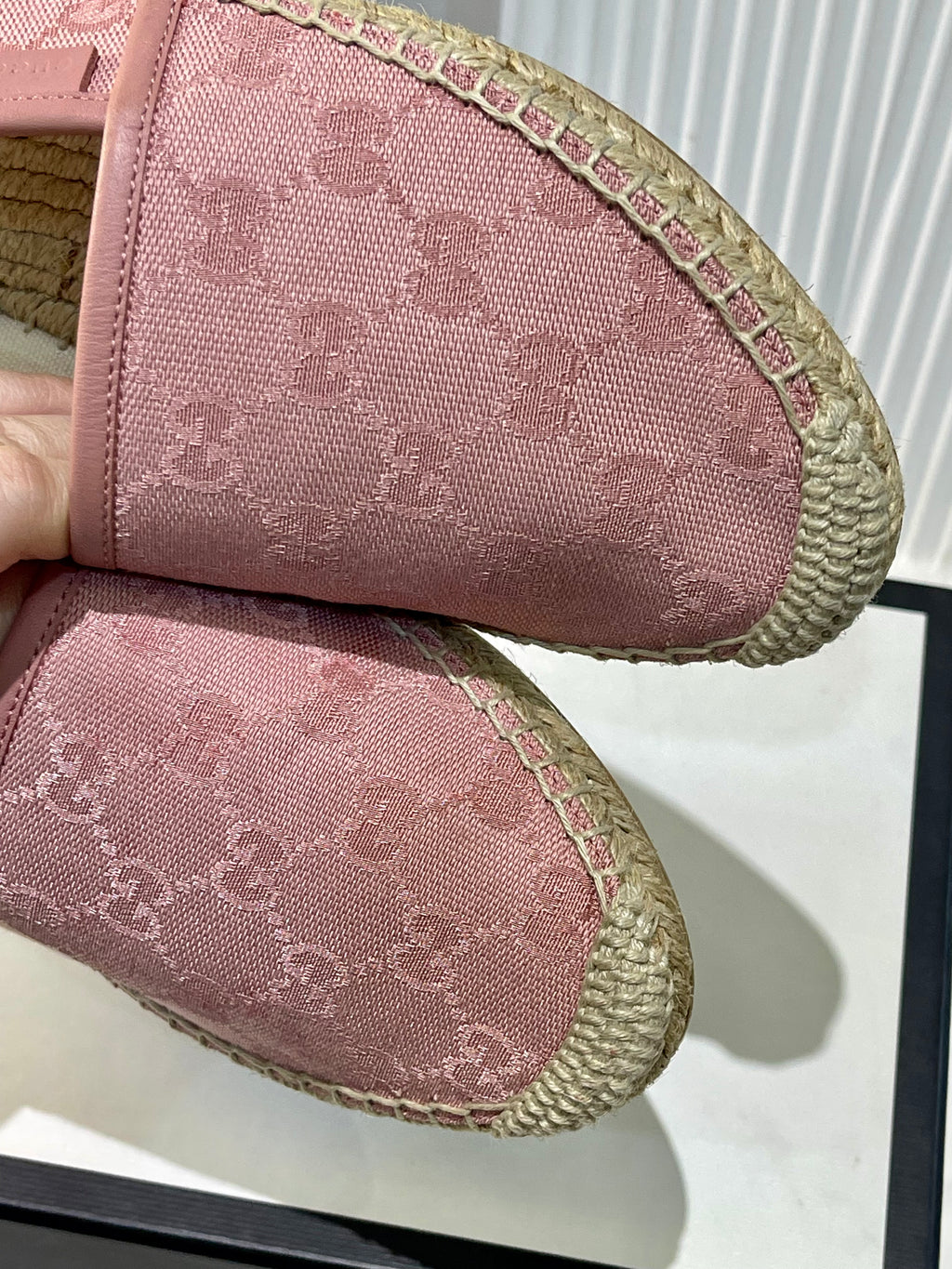 Gucci Canvas Pink Shoes
