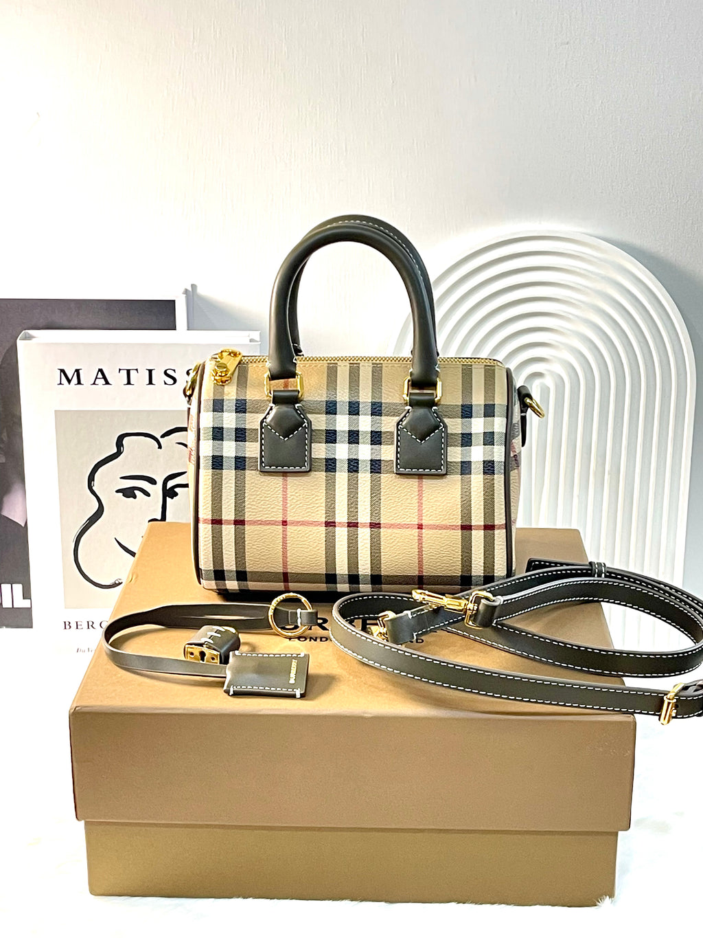 Burberry Mini Check Bowling