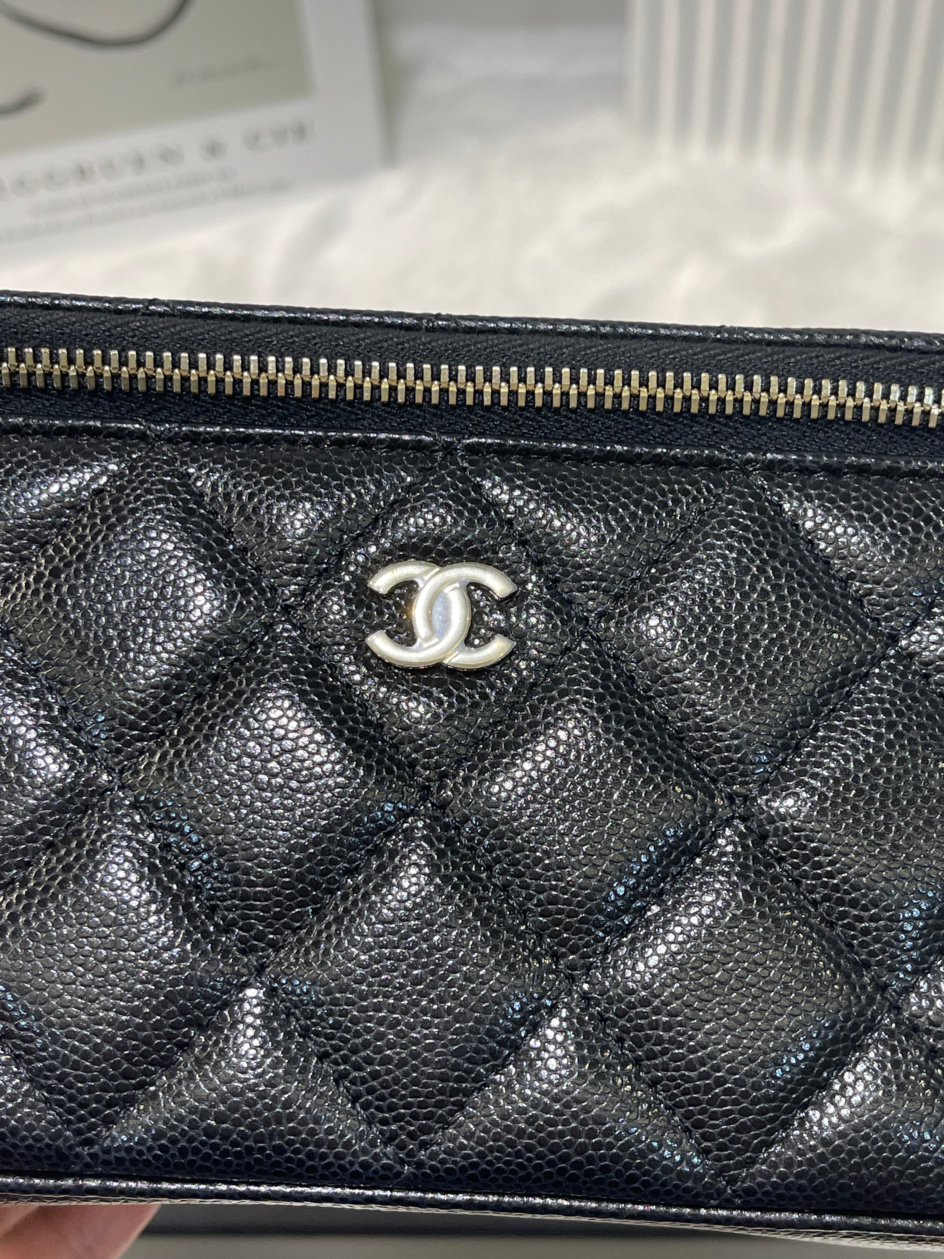 Chanel Black Caviar Vanity Bag
