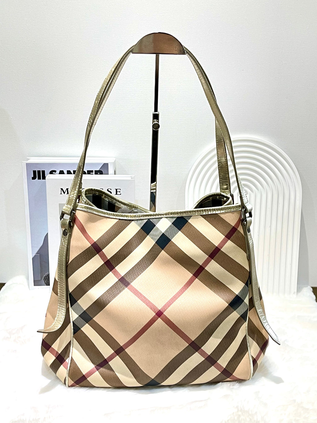 Burberry Canvas Tote Bag