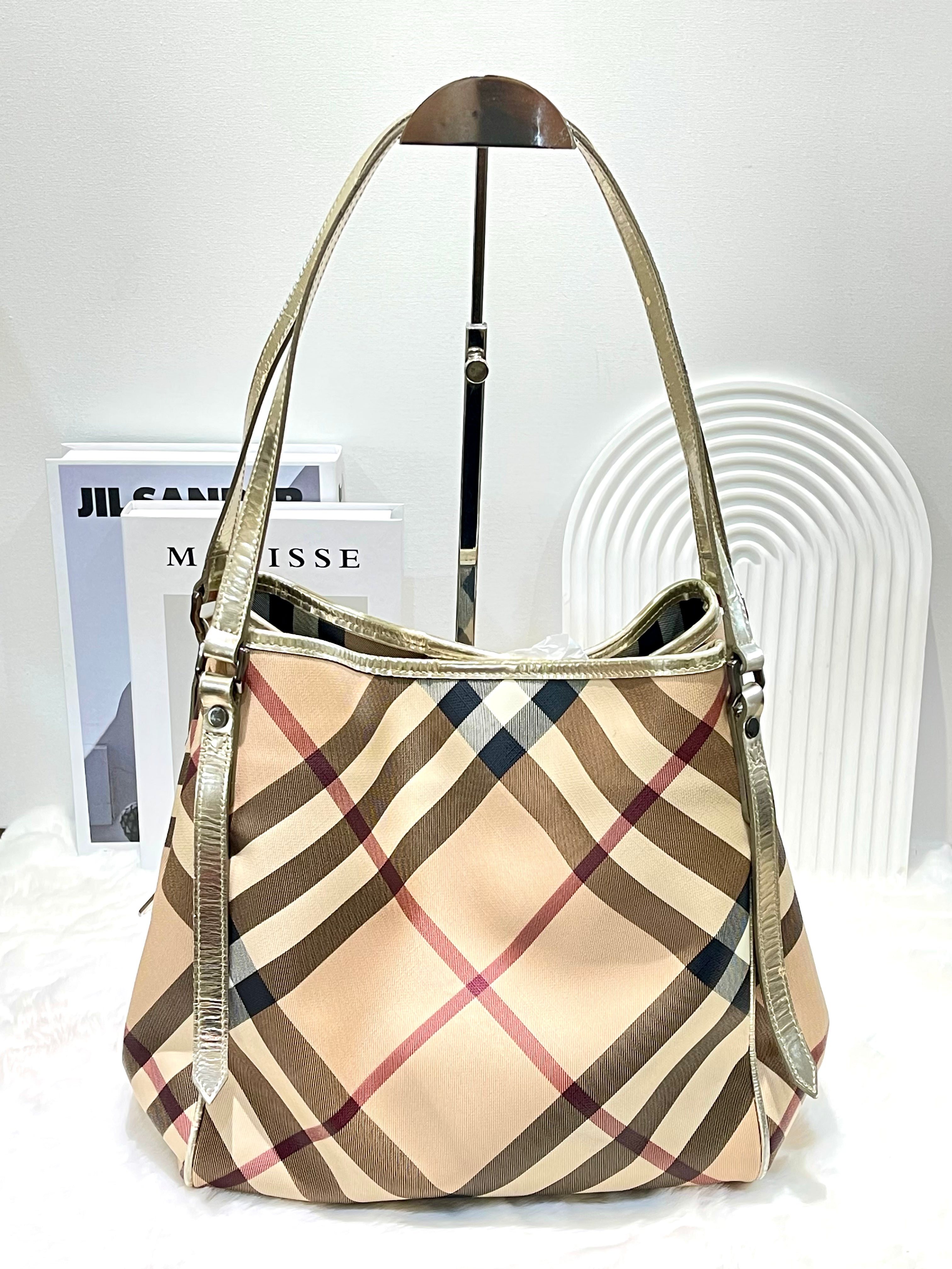 Burberry Canvas Tote Bag