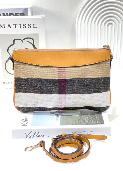 Burberry Envelope Canvas Bag