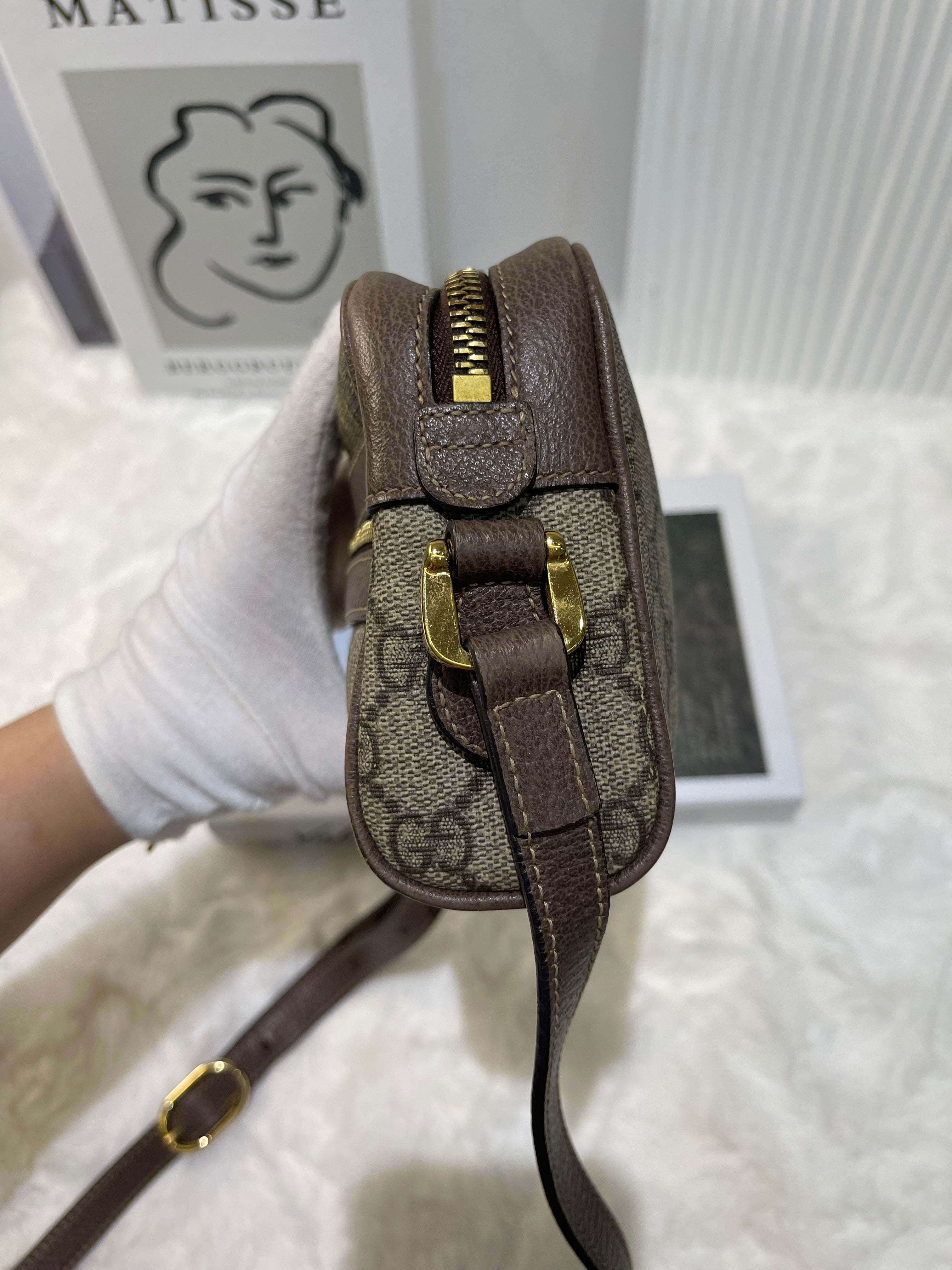 Gucci Ophidia Mini GG Supreme Shoulder Bag