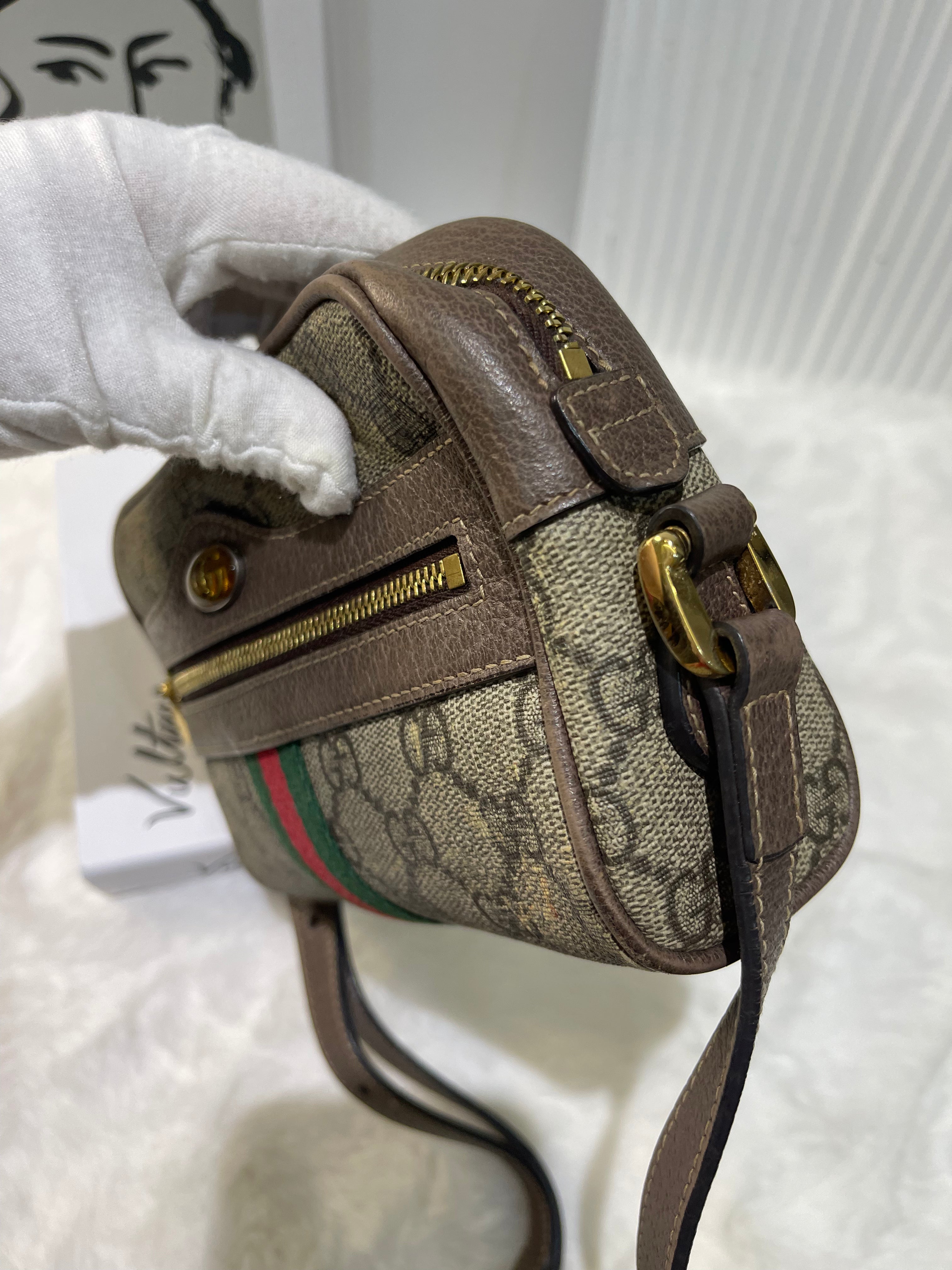 Gucci Ophidia Mini GG Supreme Shoulder Bag