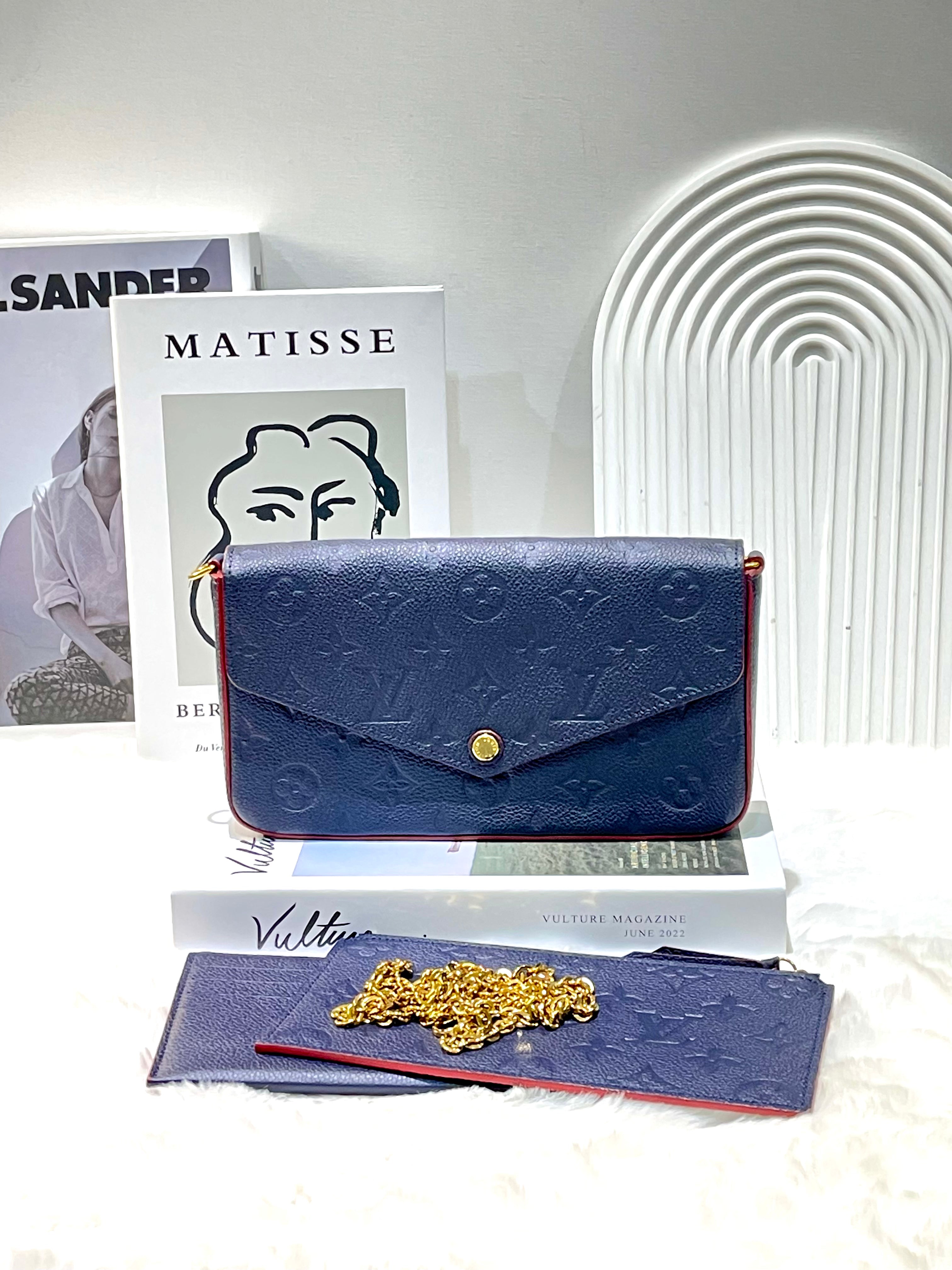 LV Felicie 3in1 Navy Blue