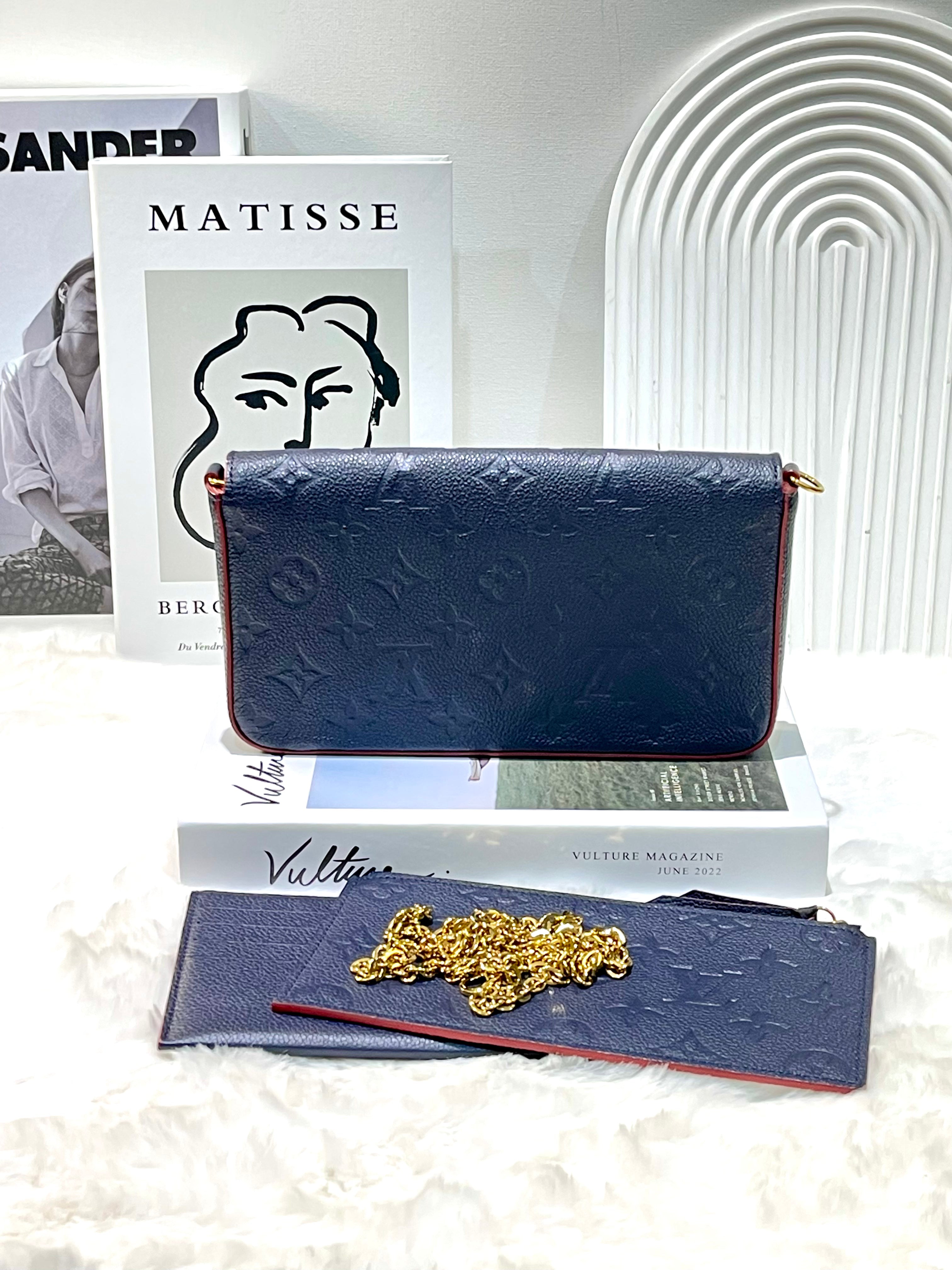 LV Felicie 3in1 Navy Blue