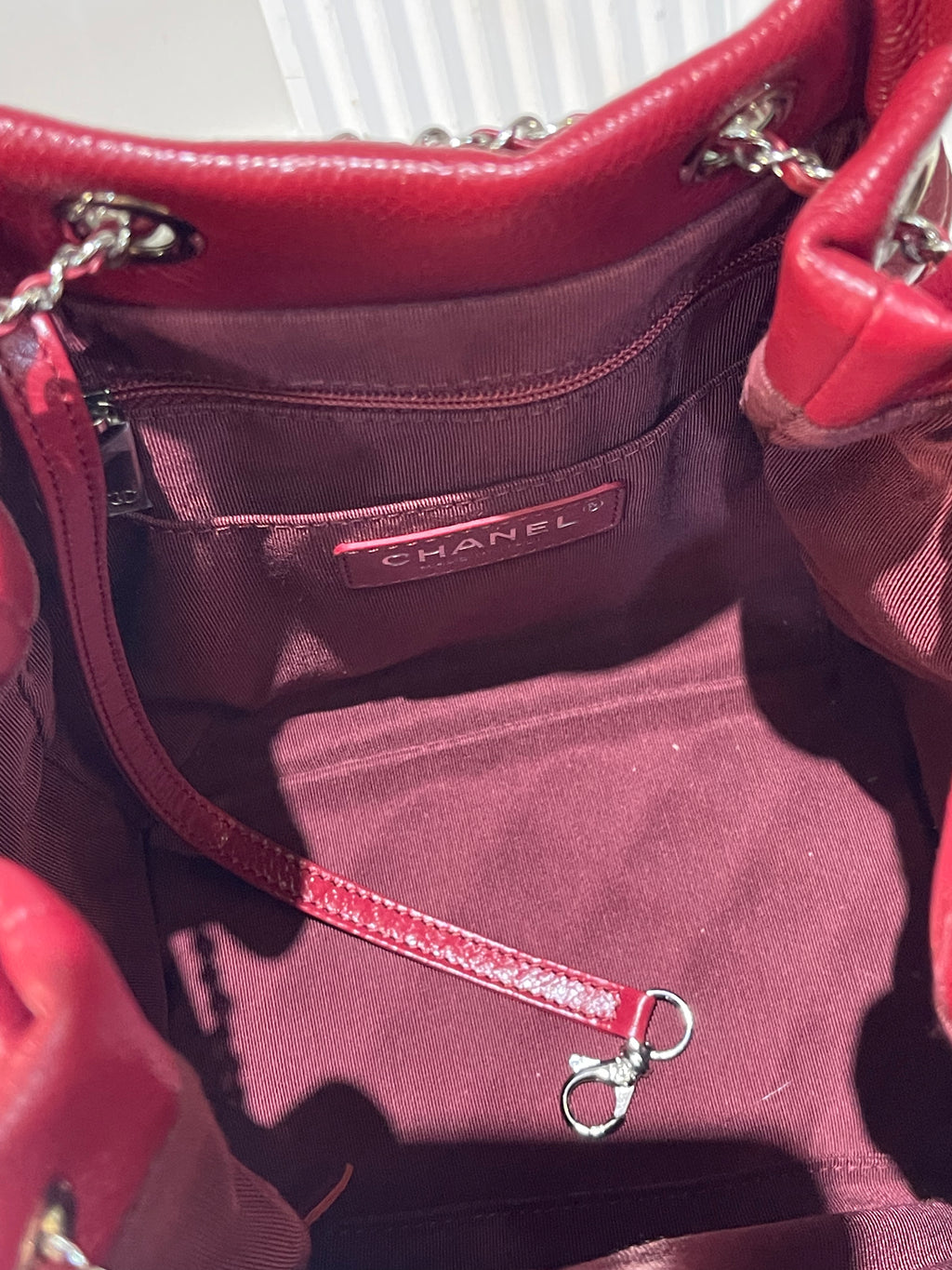 Chanel CC Drawstring Bucket Bag