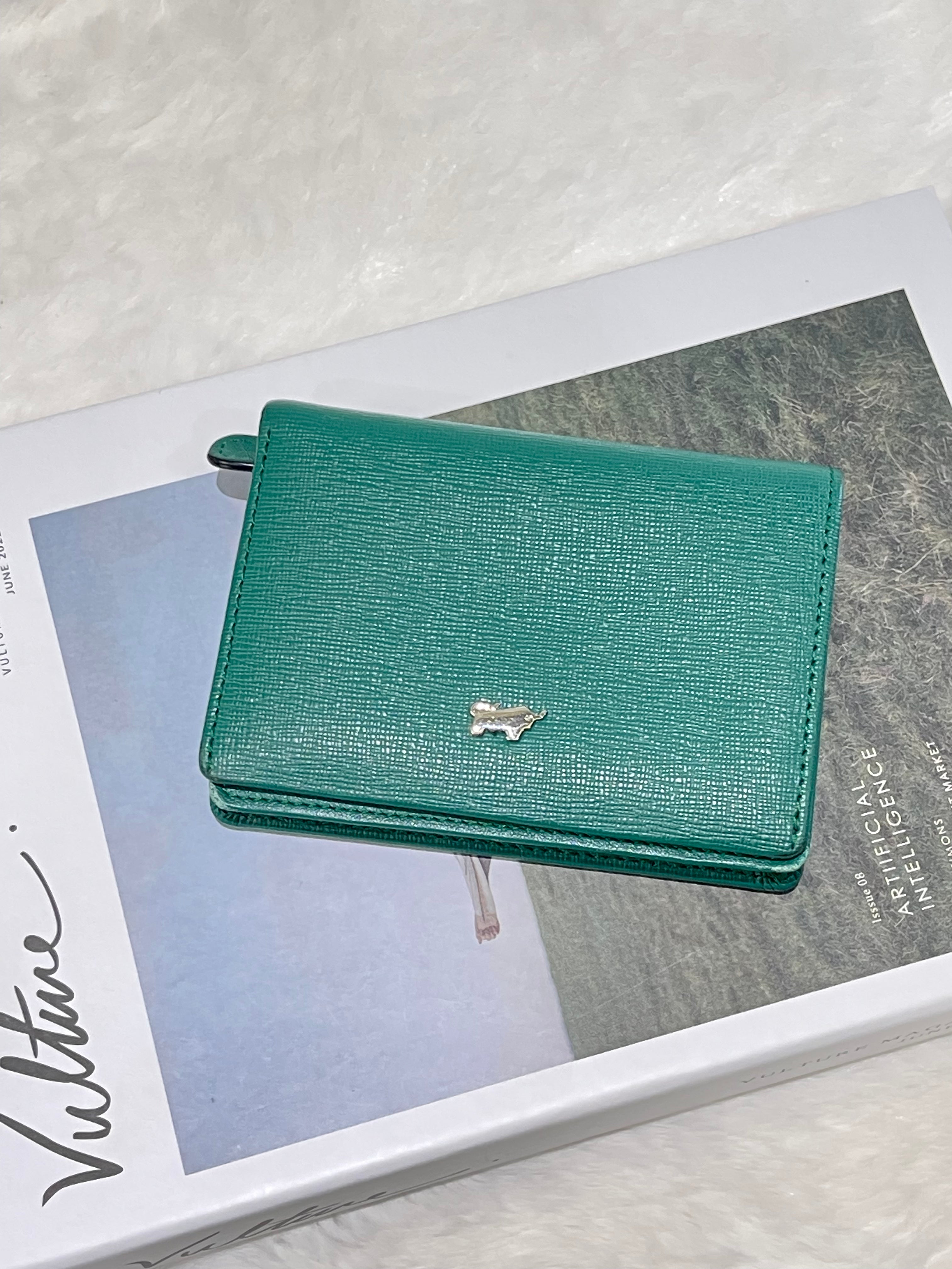 Braun Buffel Green Wallet