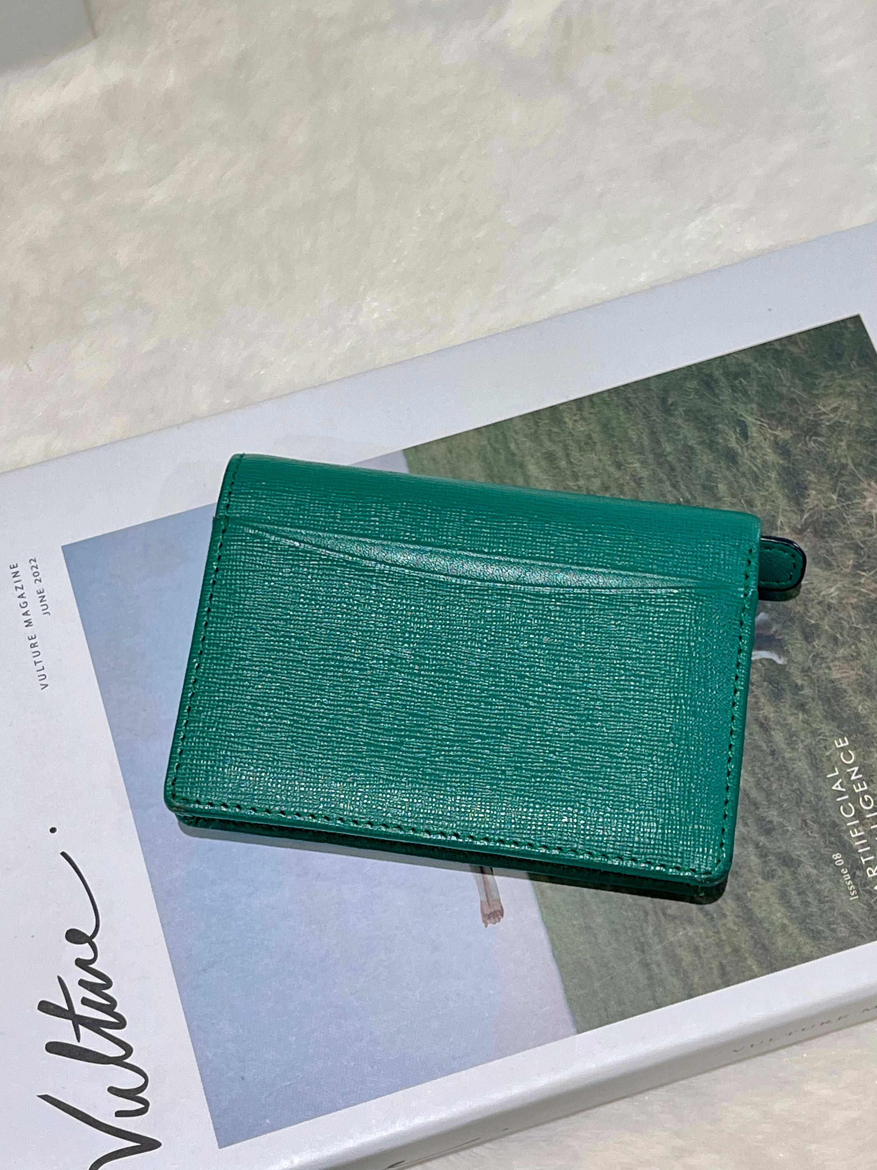 Braun Buffel Green Wallet