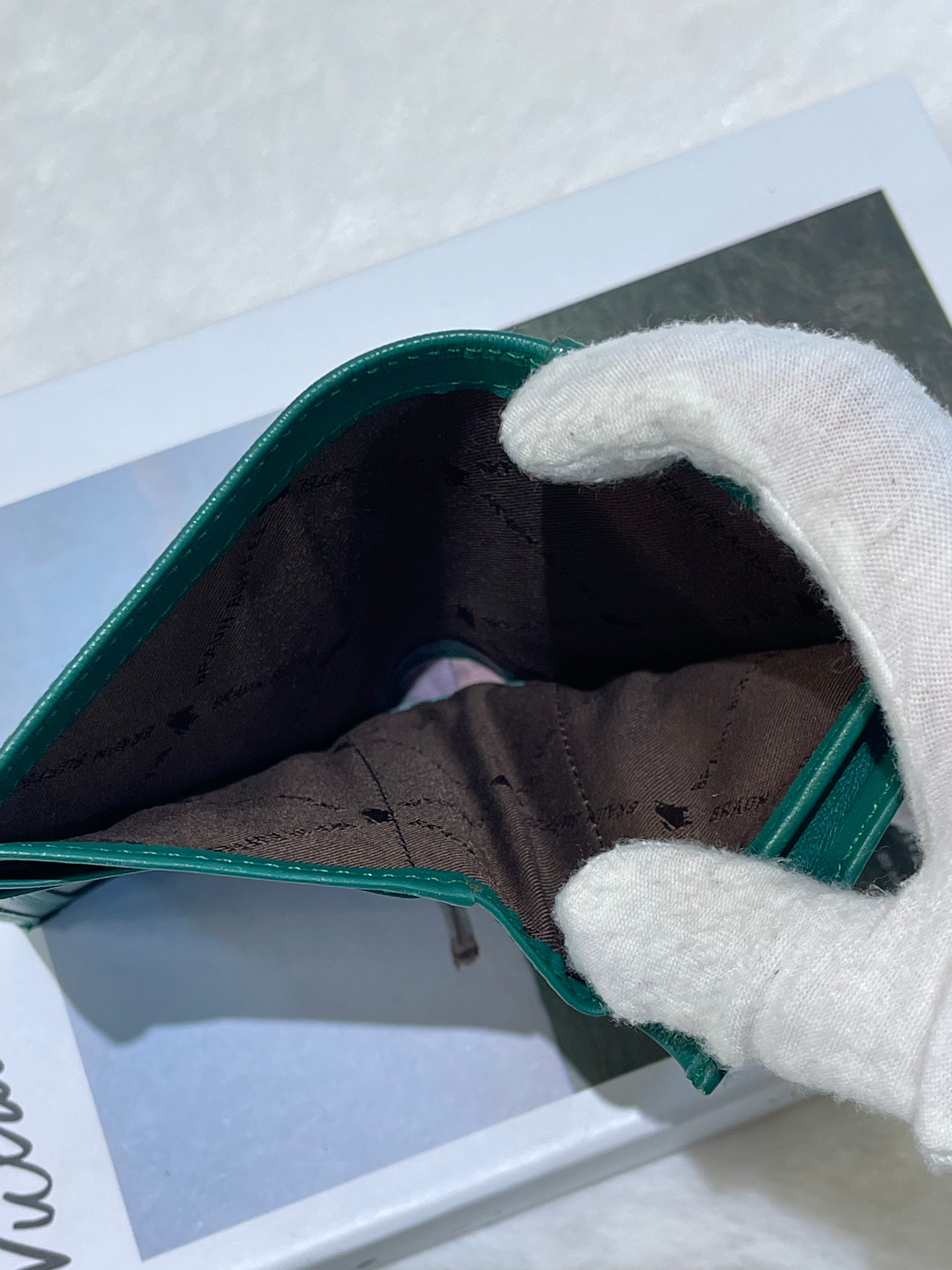 Braun Buffel Green Wallet