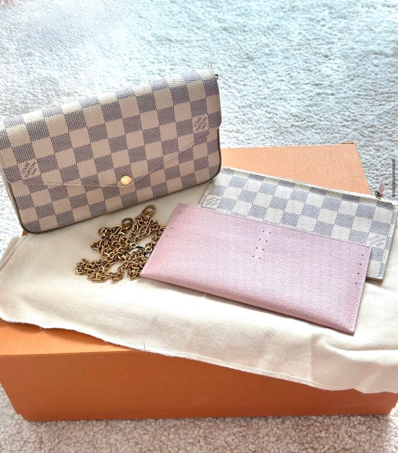 LV Felicie Damier